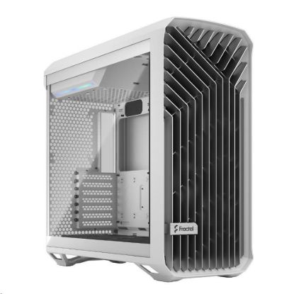 Obrázek FRACTAL DESIGN skříň Torrent White TG Clear Tint, USB 3.1 Type- C, 2x USB 3.0, bez zdroje, E- ATX