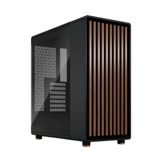 Obrázek FRACTAL DESIGN skříň North Charcoal Black TG Light Tint, 1x USB 3.1 Typ- C, 2x USB 3.0, bez zdroje, ATX