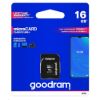 Obrázek GOODRAM MicroSDHC karta 16 GB M1AA, UHS- I Class 10, U1 + adaptér