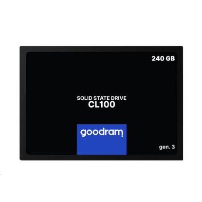 Obrázek GOODRAM SSD CL100 Gen.3 240 GB, SATA III, 2.5", (R: 520/ W: 400MB/ s)