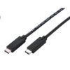 Obrázek C- TECH kabel USB 3.2, Type- C (CM/ CM), PD 100 W, 20Gbps, 1m, černý