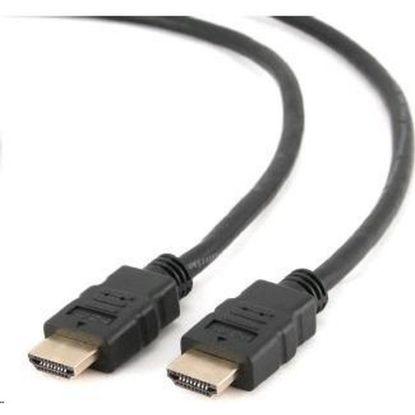 Obrázek C- TECH kabel HDMI - HDMI 0, 5m (v1.4, 3D, zlacené kontakty, stíněný)