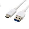 Obrázek C- TECH kabel USB 3.0 AM na USB- C kabel (AM/ CM), 2m, bílý