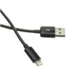 Obrázek C- TECH kabel USB 2.0 Lightning (IP5 a vyšší) nabíjecí a synchronizační kabel, 1m, černý