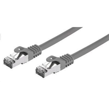 Obrázek C- TECH kabel patchcord Cat7, S/ FTP, šedý, 0, 25m