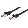 Obrázek C- TECH kabel patchcord Cat6, FTP, černý, 2m