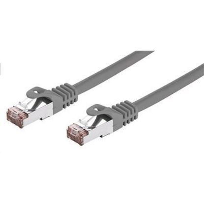 Obrázek C- TECH kabel patchcord Cat6, FTP, šedý, 5m