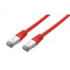 Obrázek C- TECH kabel patchcord Cat5e, FTP, červený, 0, 25m
