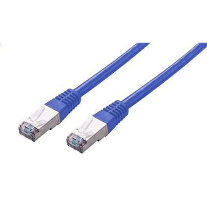 Obrázek C- TECH kabel patchcord Cat5e, FTP, modrý, 2m
