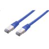 Obrázek C- TECH kabel patchcord Cat5e, FTP, modrý, 0, 25m