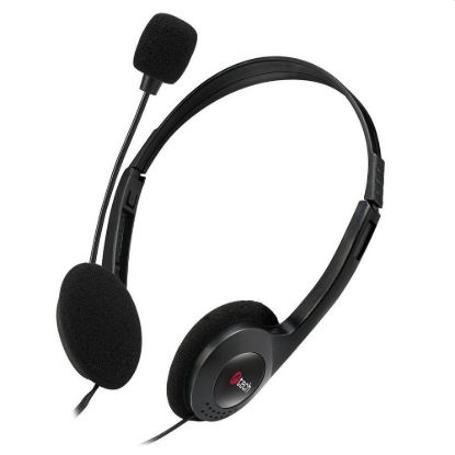 Obrázek C- TECH Sluchátka s mikrofonem MHS- 03E, černá