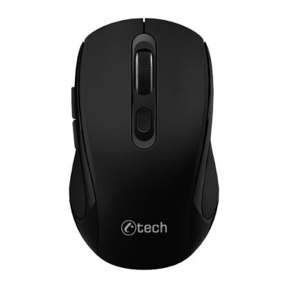 Obrázek C- TECH myš Dual mode WLM- 12BK, bezdrátová, 1600DP I, 6 tlačítek, černá, USB nano receiver