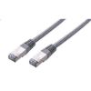 Obrázek C- TECH kabel patchcord Cat5e, FTP, šedý, 2m