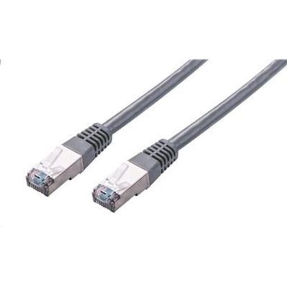 Obrázek C- TECH kabel patchcord Cat5e, FTP, šedý, 1m