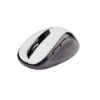 Obrázek C- TECH myš WLM- 02, černo- bílá, bezdrátová, 1600DP I, 6 tlačítek, USB nano receiver