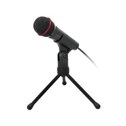 Obrázek C- TECH stolní mikrofon MIC- 01, 3, 5" stereo jack, 2.5m