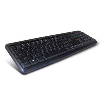 Obrázek C- TECH klávesnice KB- 102 USB, slim, black, CZ/ SK