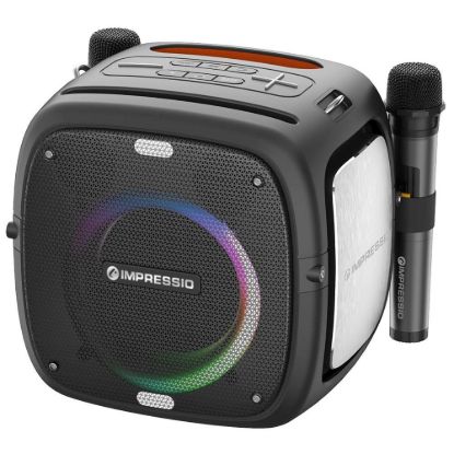 Obrázek C- TECH repro Impressio Qubis, Party, 80 W, 2x Mikrofón