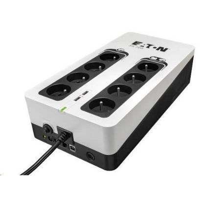 Obrázek Eaton 3S 700 FR, UPS 700VA / 420 W, 8 zásuvek (4 zálohované), USB, 2x USB charge, české zásuvky