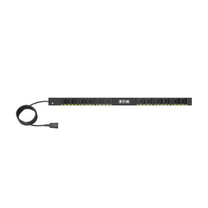 Obrázek Eaton G4 Základní Rack PDU, 0U, 22, 5U, vstup C20, 3m kabel, 1ph, 3, 7kW, 16A, 200- 240V, 24 zásuvek (12)C13, (12)C39