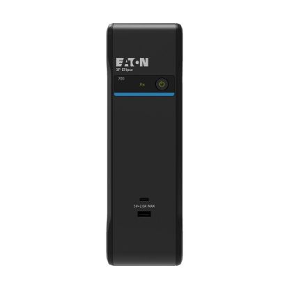 Obrázek Eaton 3P Ellipse UPS USB FR, 700VA, 420 W, Vstup: C14, Výstupy: (3) Typ E, (1) Pouze přepěťová ochrana Typ E, USB nabíj
