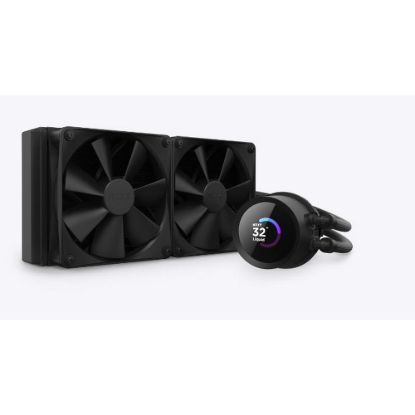 Obrázek NZXT vodní chladič Kraken 240 / 2 x 120mm fan / LCD disp. / 6 let / LGA1851 / AM5