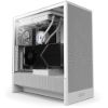 Obrázek NZXT skříň H5 Flow edition / 2 x 120 mm fan / USB 3.0 / USB- C 3.1 / průhledná bočnice / mesh panel / bílá