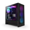 Obrázek NZXT skříň H5 Flow RGB edition / 1 x 360 mm RGB core fan / 1 x 120mm / USB 3.0 / USB- C 3.1 / průhledná bočnice / mesh…