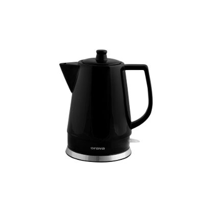 Obrázek Orava VK- 3813 B rychlovarná konvice, 1500 W, 1.5 l, kermická, automatické vypnutí, černá