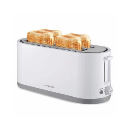 Obrázek Orava HR- 125 topinkovač, 1400 W, 4 topinky, regulace opékání, rozmrazování, bílý
