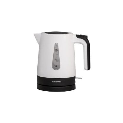 Obrázek Orava VK- 2015 rychlovarná konvice, 1200 W, 1.2 l, automatické vypnutí, bílá / černá