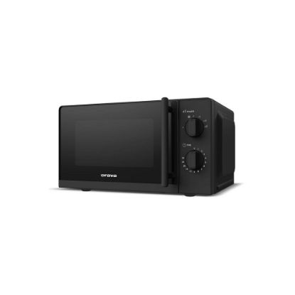 Obrázek Orava mikrovlnná trouba, 700 W, 20 l, 6 úrovní mikrovlnného výkonu, černá