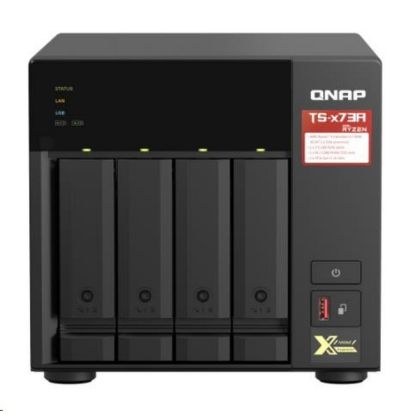 Obrázek QNAP TS- 473A- 8G (4C/ Ryzen V1500B/ 2, 2GHz/ 8 GBRAM/ 4xSATA/ 2xM.2/ 2 x 2, 5GbE/ 3xUSB3.2/ 2xPCIe)
