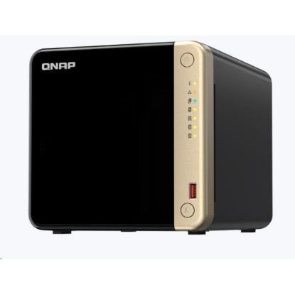 Obrázek QNAP TS- 464- 8G (4C/ CeleronN5095/ 2, 9GHz/ 8 GBRAM/ 4xSATA/ 2xM.2/ 2 x 2, 5GbE/ 2xUSB2.0/ 2xUSB3.2/ 1xPCIe/ 1xHDMI)