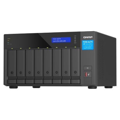 Obrázek QNAP TVS- h874- i7- 32G (12C/ i7/ 32 GBRAM/ 8xSATA/ 2 x 2, 5GbE/ 2xM.2/ 3xUSB3.2/ 1xHDMI/ 2xPCIe)