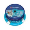 Obrázek VERBATIM CD- R(25- Pack)Spindle/ Printable/ 52x/ 700MB/ DLP