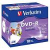 Obrázek VERBATIM DVD+R(10- Pack)Printable/ Jewel/ 16x/ 4.7 GB