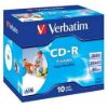 Obrázek VERBATIM CD- R(10- Pack)Jewel/ Printable/ DLP/ 52x/ 700MB