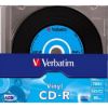 Obrázek VERBATIM CD- R(10- Pack)Slim/ Vinyl/ DLP/ 52x/ 700MB