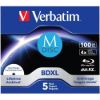 Obrázek VERBATIM MDisc BDXL (5- pack)Jewel/ 4x/ 100 GB