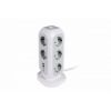 Obrázek VERBATIM EU Power Tower EUPT- 01 Nabíjecí stanice , 11x 230V, 2x USB- C, 2x USB- A