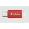 Obrázek VERBATIM Flash Disk 16 GB DataBar USB 2.0 Drive, červená