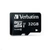 Obrázek VERBATIM MicroSDHC karta 32 GB Pro, U3 + adaptér