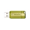 Obrázek VERBATIM Flash Disk 16 GB Store 'n' Go PinStripe, eukalyptově zelená