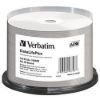 Obrázek VERBATIM CD- R(50- pack) spindl, AZO 52X, 700MB, WHITE WIDE THERMAL PRINTABLE SURFACE NON- ID