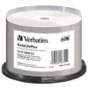 Obrázek VERBATIM CD- R(50- pack) spindl, AZO 52X, 700MB, WHITE WIDE PRINTABLE SURFACE NON- ID
