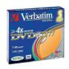 Obrázek VERBATIM DVD+RW(5- Pack)Slim/ Colour/ / 4x/ DLP/ 4.7 GB