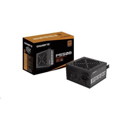 Obrázek GIGABYTE zdroj P550B, 550 W, 80plus bronze, 12 cm fan