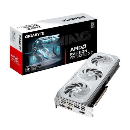 Obrázek GIGABYTE VGA AMD Radeon RX 9060 XT GAMING OC ICE 16G, 16G GDDR6, 2xDP, 1xHDMI