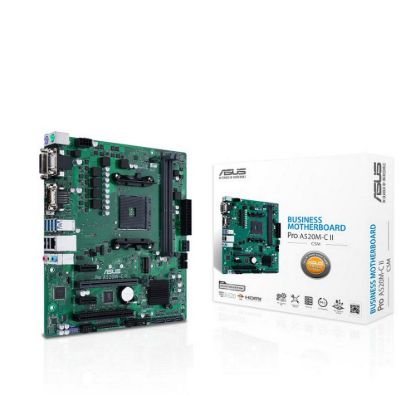 Obrázek ASUS MB Sc AM4 PRO A520M- C II/ CSM, AMD A520, 2xDDR4, 1xDP, 1xHDMI, 1xVGA, 1xDVI- D, mATX
